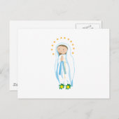 Carte Postale Notre Dame de Lourdes (Devant / Derrière)