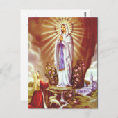 Carte Postale Notre Dame de Lourdes (Devant / Derrière)