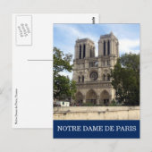 Carte Postale Notre Dame De Paris (Devant / Derrière)