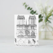 Carte Postale Notre Dame de Paris - Paris, France (Debout devant)