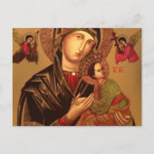 Carte Postale Notre Dame de Perpétuel Secours Version Originale (Devant)