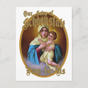 CARTE POSTALE NOTRE DAME DE SCHOENSTATT PRIE POUR NOUS