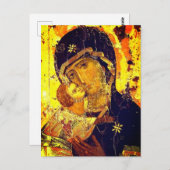 Carte Postale Notre-Dame de Vladimir (Devant / Derrière)