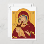 Carte Postale Notre-Dame de Vladimir (Devant / Derrière)