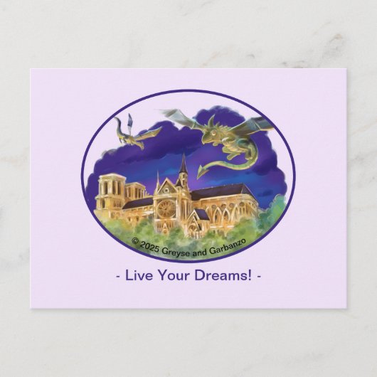 Carte postale Notre Dame - Dreams (Devant)
