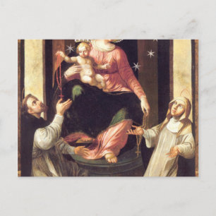 Carte Postale Notre-Dame Du Rosaire Vénéré À Pompéi