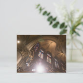 Carte Postale Notre Dame Intérieur avec verre tendu (Debout devant)