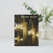 Carte postale Notre Dame Light The Way (Debout devant)