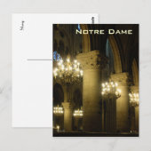Carte postale Notre Dame Light The Way (Devant / Derrière)
