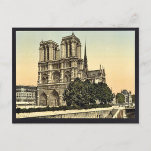 Carte Postale Notre Dame, Paris, France classique Photochrom