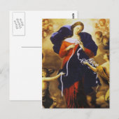 CARTE POSTALE NOTRE DAME UNDOER OF KNOTS IMAGE DÉVOTIONNELLE (Devant / Derrière)