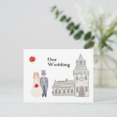 Carte Postale Notre Mariage (Debout devant)