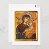 Carte Postale Notre mère de l'aide perpétuelle (Devant / Derrière)