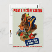 Carte Postale Notre nourriture combat (Devant / Derrière)