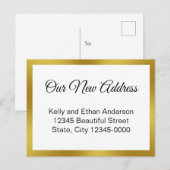 Carte Postale Notre Nouvelle Adresse Annonce de déménagement bla (Devant / Derrière)