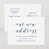 Carte Postale Notre nouvelle adresse de la maison, Faire-part mo (Devant / Derrière)