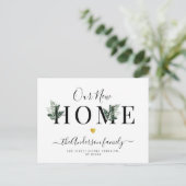 Carte Postale Notre nouvelle maison faire-part mobile (Debout devant)