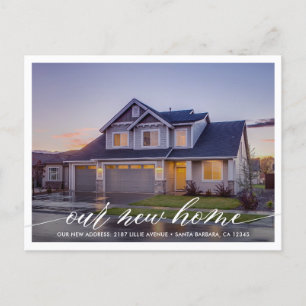 Carte Postale Notre nouvelle maison Photo moderne Moving Faire-p