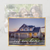 Carte Postale Notre nouvelle maison Photo moderne Moving Faire-p (Devant / Derrière)