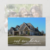 Carte Postale Notre nouvelle maison Photo moderne Moving Faire-p (Devant / Derrière)