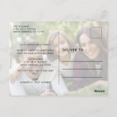 Carte Postale Notre nouvelle maison Photo moderne Moving Faire-p (Dos)