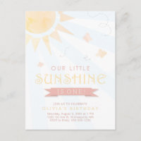 Notre petit papillon d'aquarelle soleil Anniversai