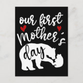 Carte Postale Notre premier cadeau de fête des mères Hearts Mama (Devant)