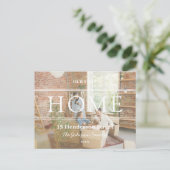 Carte Postale Notre premier Faire-part de déménagement photo à d (Debout devant)