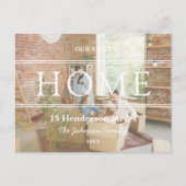 Carte Postale Notre premier Faire-part de déménagement photo à d (Devant)