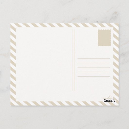 Carte Postale notre première maison (mod home) (Dos)