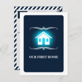 Carte Postale notre première maison (mod home) (Devant / Derrière)