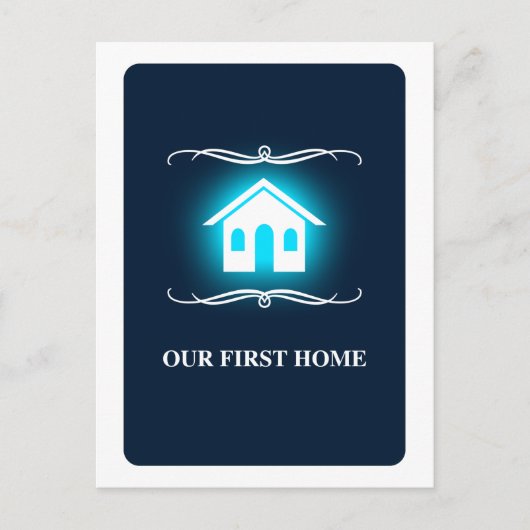 Carte Postale notre première maison (mod home) (Devant)