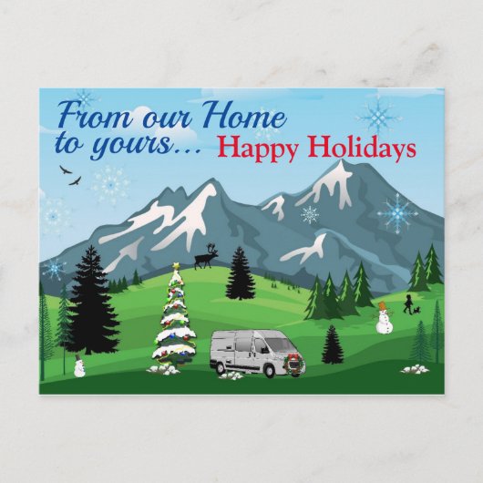 Carte Postale Notre Van chez Vous (Devant)