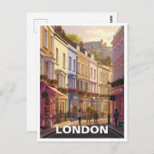 Carte Postale Notting Hill Londres (Devant / Derrière)