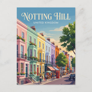Carte Postale Notting Hill Londres Royaume-Uni