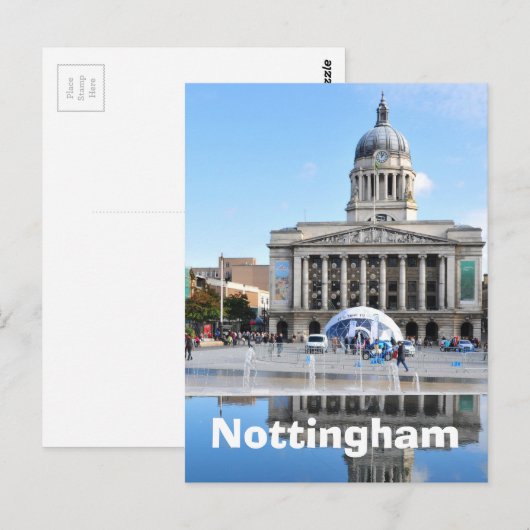 Carte Postale Nottingham (Devant / Derrière)