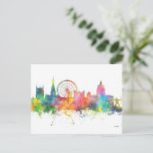 CARTE POSTALE NOTTINGHAM ANGLAND SKYLINE (Debout devant)