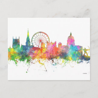 CARTE POSTALE NOTTINGHAM ANGLAND SKYLINE