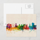 Carte Postale Nottingham England Skyline (Devant / Derrière)