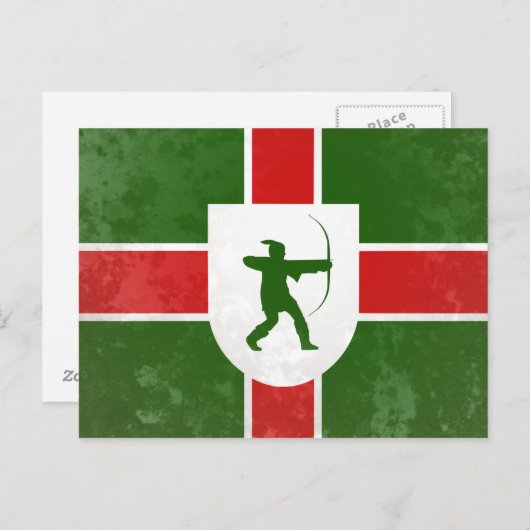 Carte Postale Nottinghamshire (Devant / Derrière)