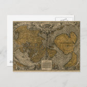 Carte Postale Noua, et Integra Uniuersi Orbis Description (Devant / Derrière)