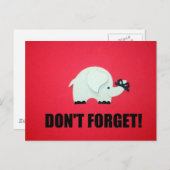 Carte Postale N'oublie pas ! (Devant / Derrière)