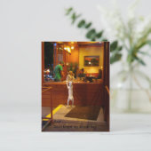 Carte Postale N'oubliez pas mon sac de chienchien ! (Debout devant)