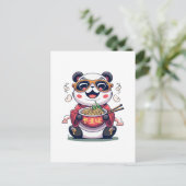 Carte Postale Nouilles de Panda (Debout devant)