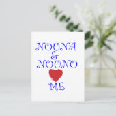 CARTE POSTALE NOUNA ET NOUNO M'AIMENT (Debout devant)