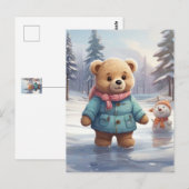 Carte Postale Nounou Ours (Devant / Derrière)