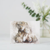 Carte postale Nounours Brown (Debout devant)