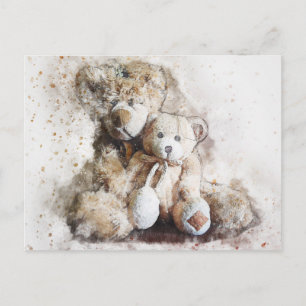 Carte postale Nounours Brown