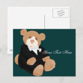 Carte postale nounours Groom (Devant / Derrière)