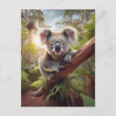 Carte Postale Nounours Koala Mignon (Devant)